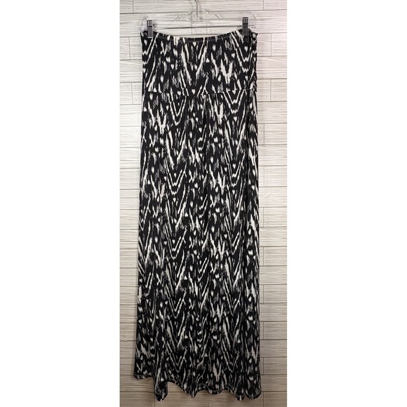Claudia Richard Women's Halter Dress Black & White Summer Polyester Sz Lg - Picture 2 of 8